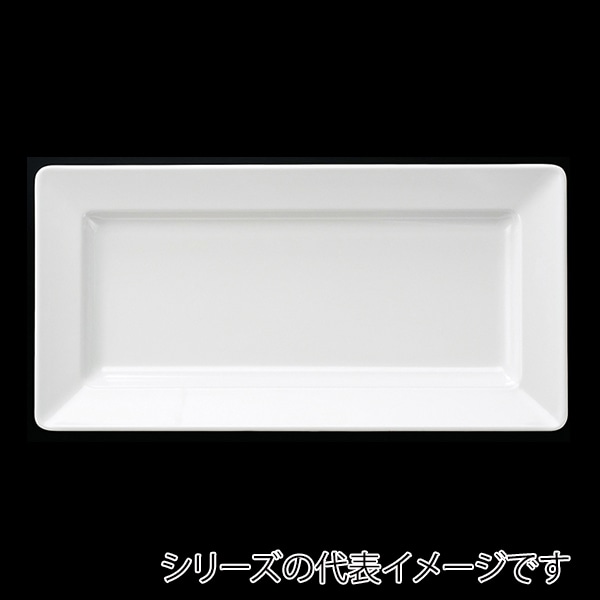福井クラフト メラミン皿 56cm 隅丸長角盛皿 ホワイト 51353920 1個(ご注文単位1個)【直送品】