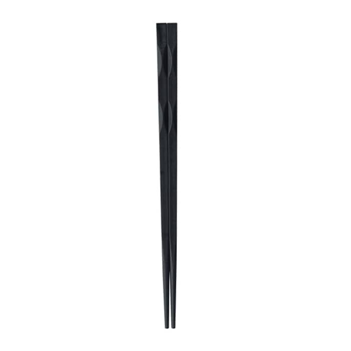 福井クラフト PBT樹脂箸　22.5cm　双輪箸 黒OM 90022594 1組（ご注文単位1組）【直送品】