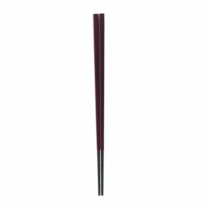 福井クラフト 麺箸　22.5cm チーク塗 90023099 1組（ご注文単位1組）【直送品】