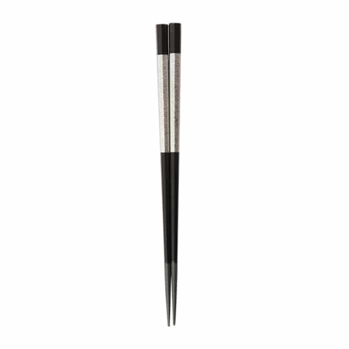 福井クラフト 七角箸　22.5cm 銀盛り帯 30010430 1組（ご注文単位1組）【直送品】