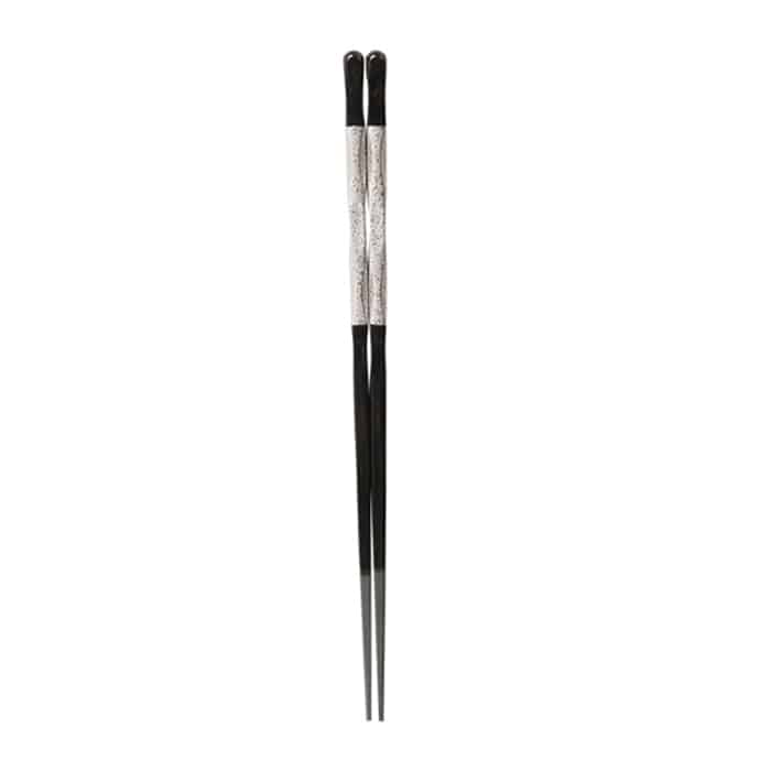福井クラフト 面彫角　22.7cm 銀盛り帯 30010970 1組（ご注文単位1組）【直送品】