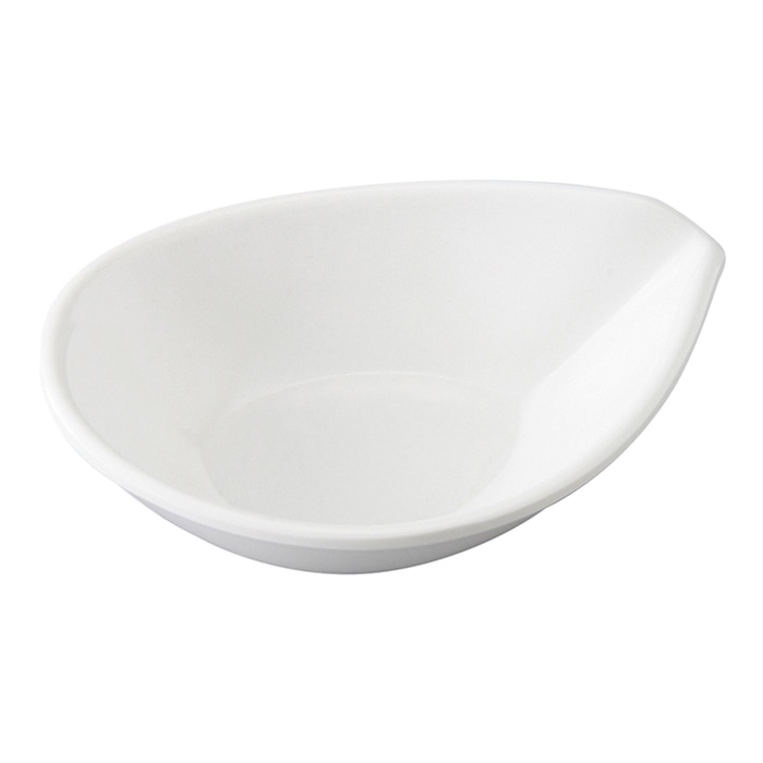 福井クラフト メラミン小皿 9.9cm バロック小皿 白グロス 75006420 1個(ご注文単位1個)【直送品】