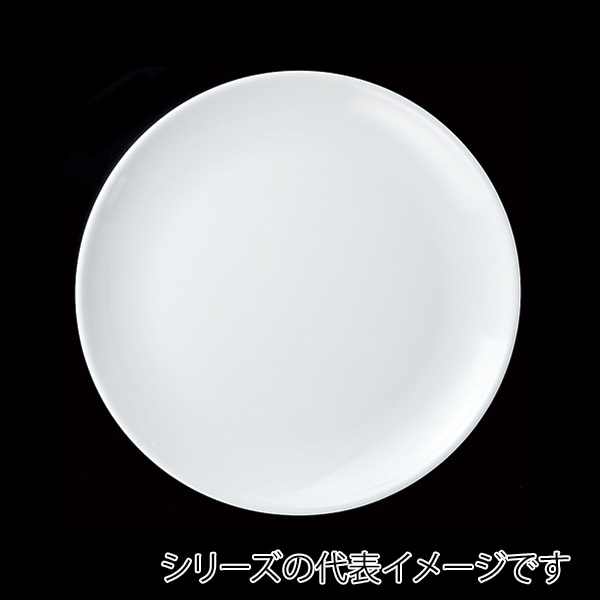 福井クラフト ビュッフェ用メラミン皿 φ19.7cm 丸皿 ホワイト 51022140 1個(ご注文単位1個)【直送品】