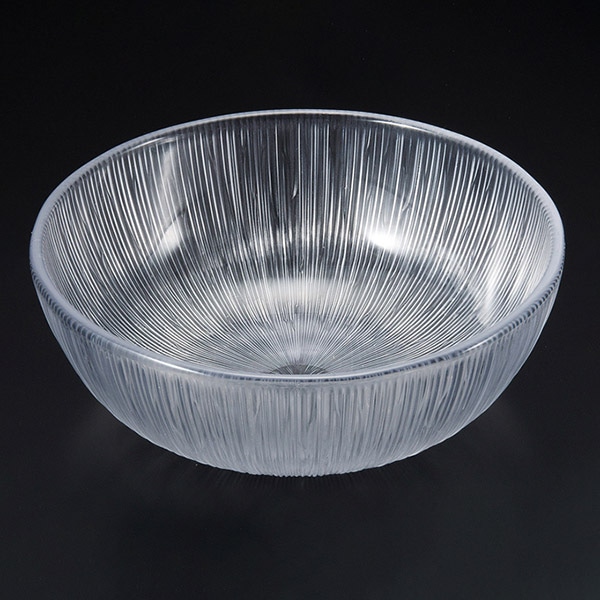 福井クラフト 盛皿 トライタン スコールカット深鉢 21cm 内クリヤ- 40390112 1個(ご注文単位1個)【直送品】