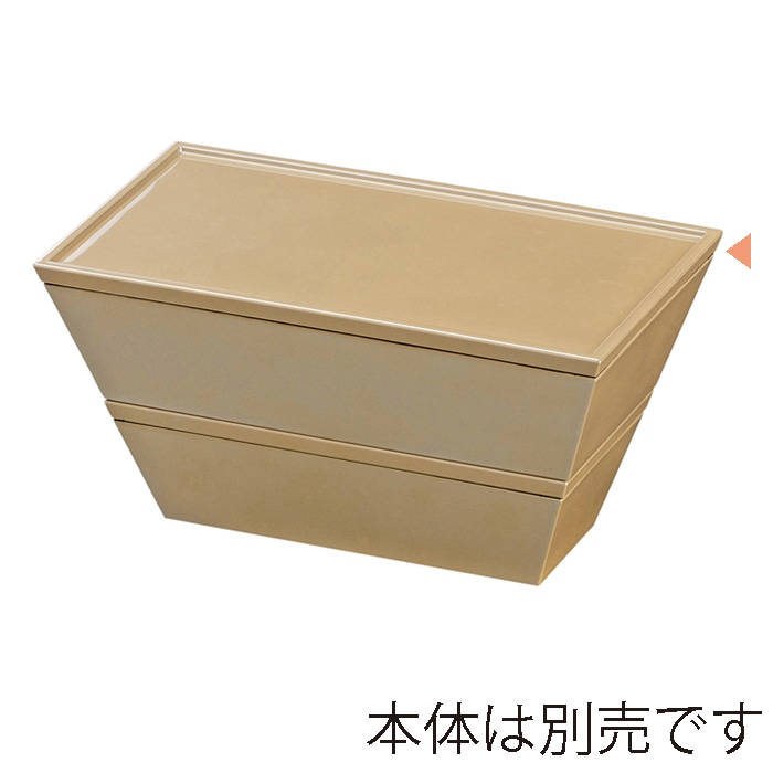 福井クラフト 三鈴弁当 二段セット 大 蓋 銀 裏黒 21004640 1個(ご注文単位1個)【直送品】