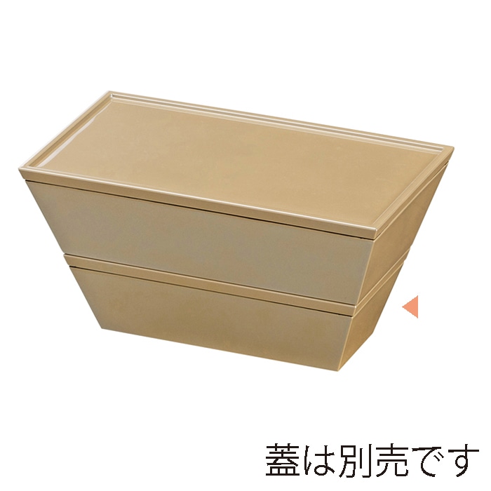 福井クラフト 三鈴弁当 二段セット 小 親 銀 内黒 21004655 1個(ご注文単位1個)【直送品】