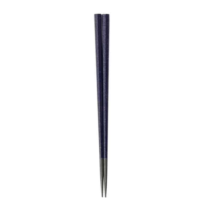 福井クラフト 七角箸　22.5cm 紺輝き 30010360 1組（ご注文単位1組）【直送品】