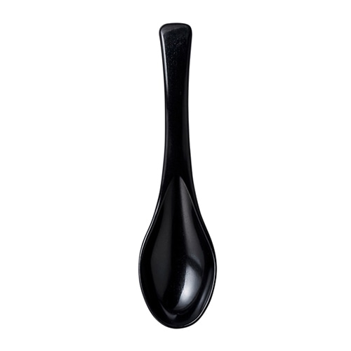 福井クラフト PBT樹脂 多用途レンゲ 黒OM 82158305 1個(ご注文単位1個)【直送品】