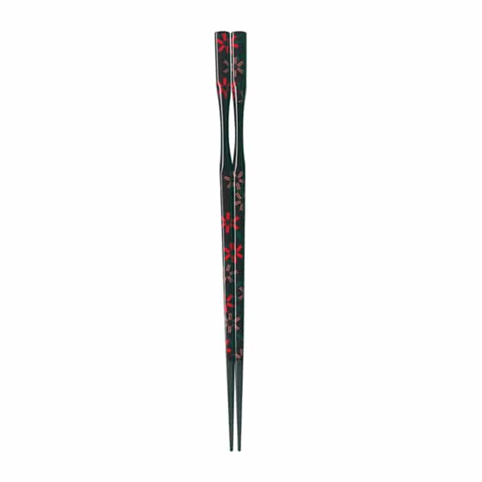福井クラフト 抗ウィルス塗　五角多久島箸　22.5cm 風車咲先塗 62160290 1組（ご注文単位1組）【直送品】