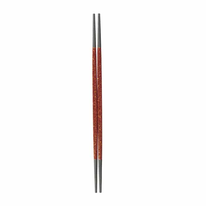 福井クラフト 利休箸　26cm 朱／金平目 30011520 1組（ご注文単位1組）【直送品】