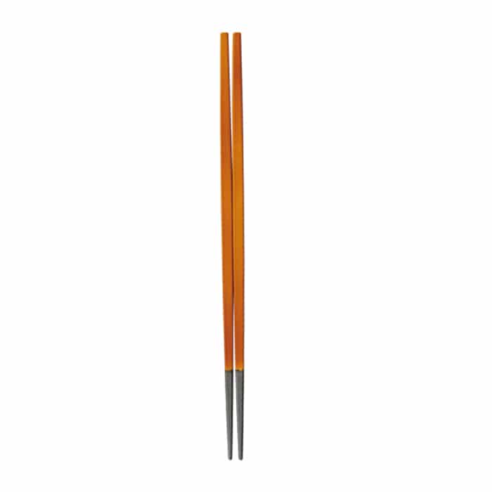 福井クラフト 卵中角箸　22.5cm 春慶 30011560 1組（ご注文単位1組）【直送品】