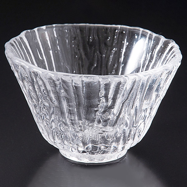 福井クラフト ガラス器 樹氷小付 透明 30160370 1個(ご注文単位1個)【直送品】