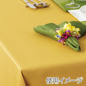 福井クラフト テーブルクロス ナイアガラ 210cm 金茶 62120280 1枚(ご注文単位1枚)【直送品】