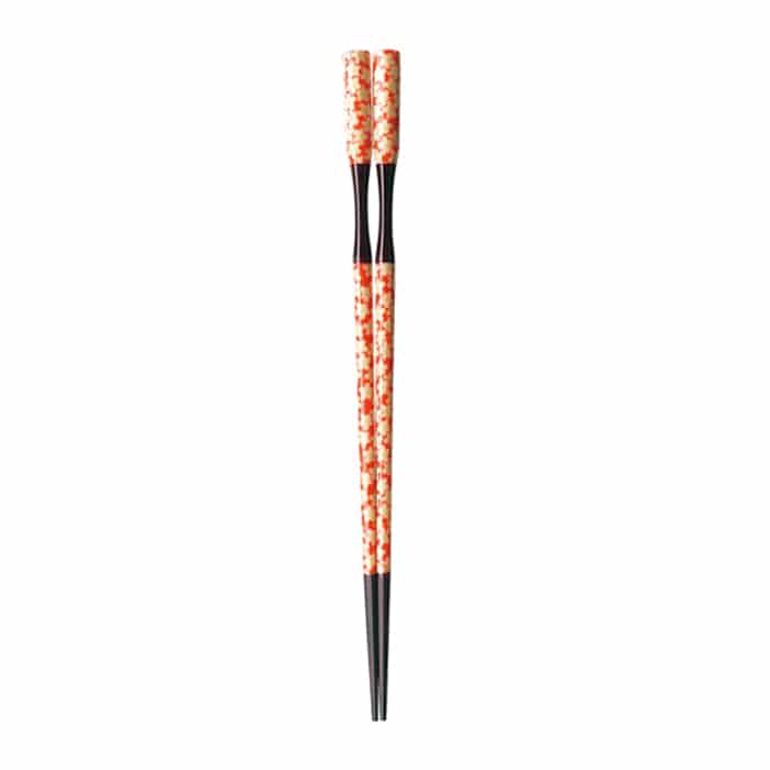 福井クラフト 抗ウィルス塗　五角多久島箸　22.5cm 紅葉満ち先塗 62160260 1組（ご注文単位1組）【直送品】