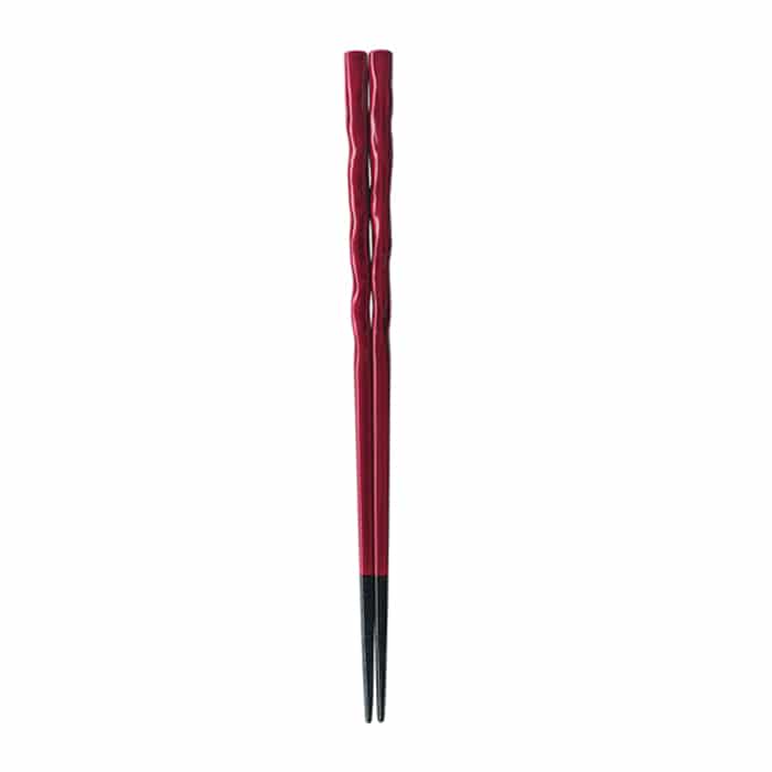 福井クラフト うず彫箸　22.5cm 漆調溜先乾漆 62160440 1組（ご注文単位1組）【直送品】