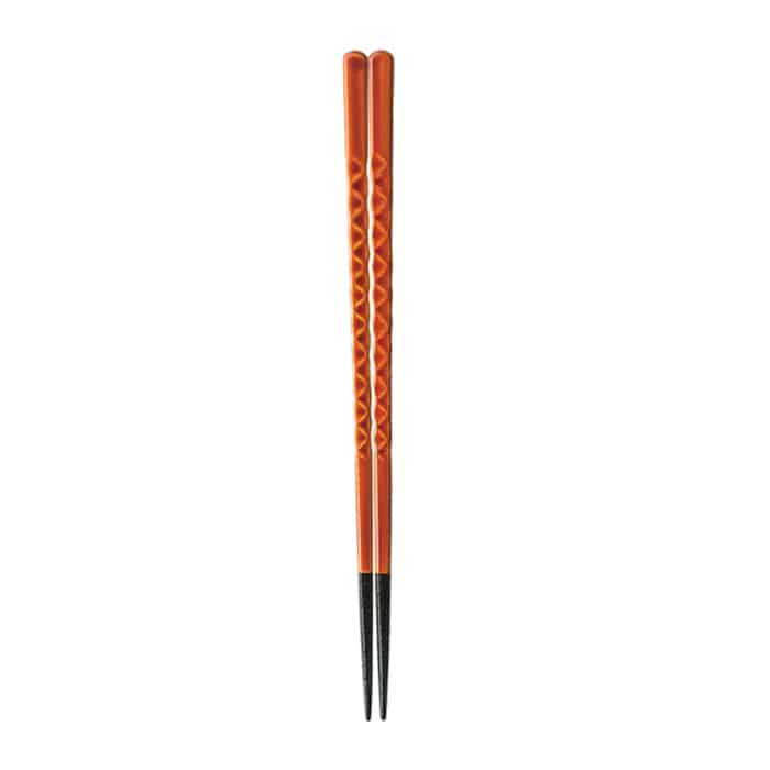 福井クラフト 亀甲箸　22.6cm 漆調春慶先乾漆 62160730 1組（ご注文単位1組）【直送品】