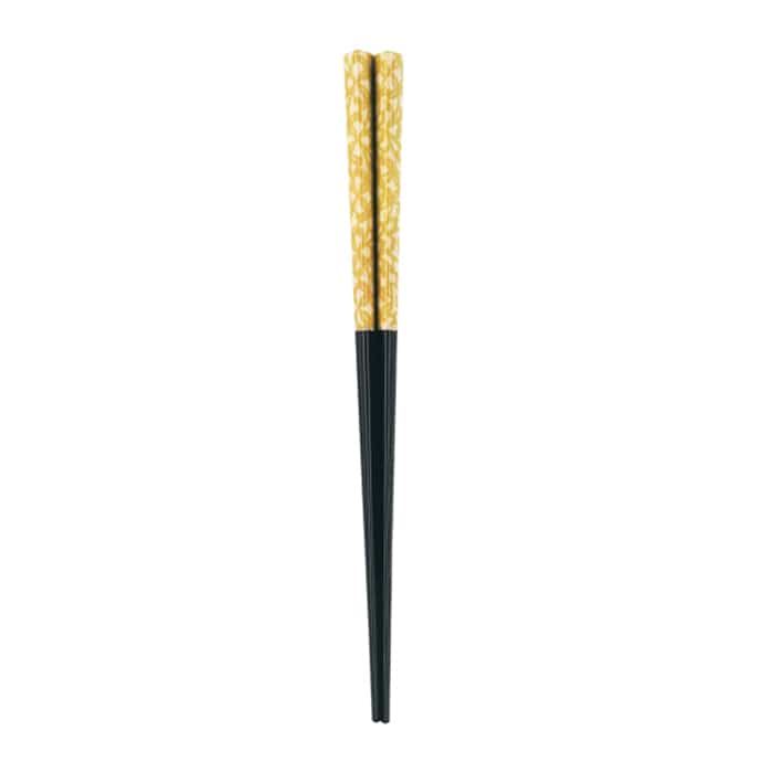 福井クラフト 三角箸　22.5cm からし糸花 62160890 1組（ご注文単位1組）【直送品】