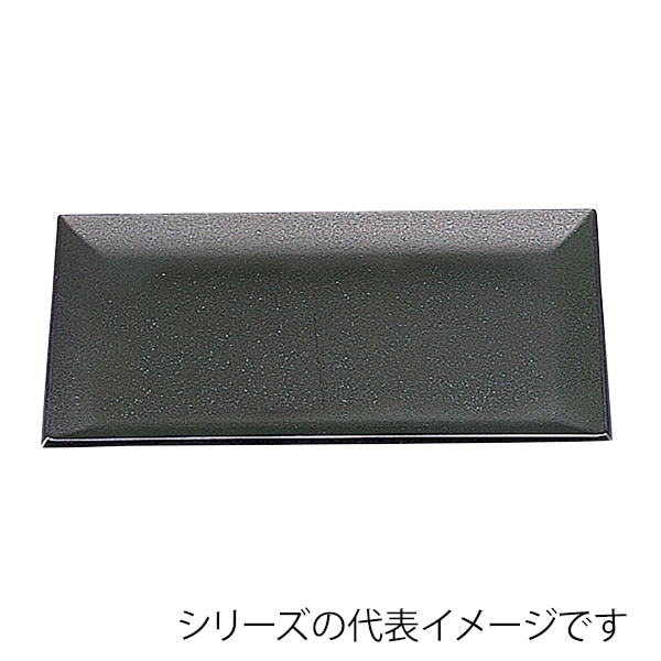 福井クラフト 長角トレー 尺4 吹上盆 グレーメタ普賢塗弱SL 17414140 1枚(ご注文単位1枚)【直送品】