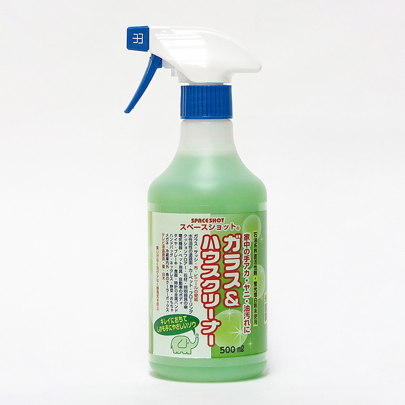 オーブ・テック スペースシャイン ガラス&ハウスクリーナー 500ml スプレー 1本(ご注文単位12本)【直送品】