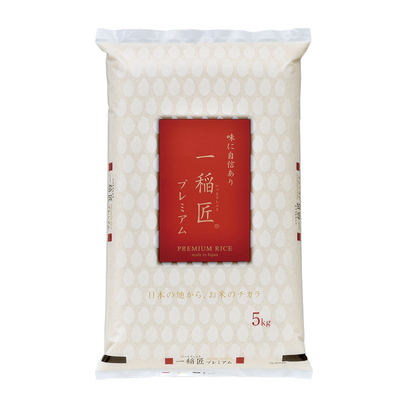マルタカ 米袋　ポリ　ストライトDX 一稲匠　プレミアム　5kg PS2010 500枚/箱（ご注文単位1箱）【直送品】