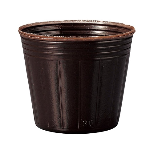 東海化成 TO カラーポリポット No.11 焦茶 10.5cm 3000個/袋（ご注文単位1袋）【直送品】