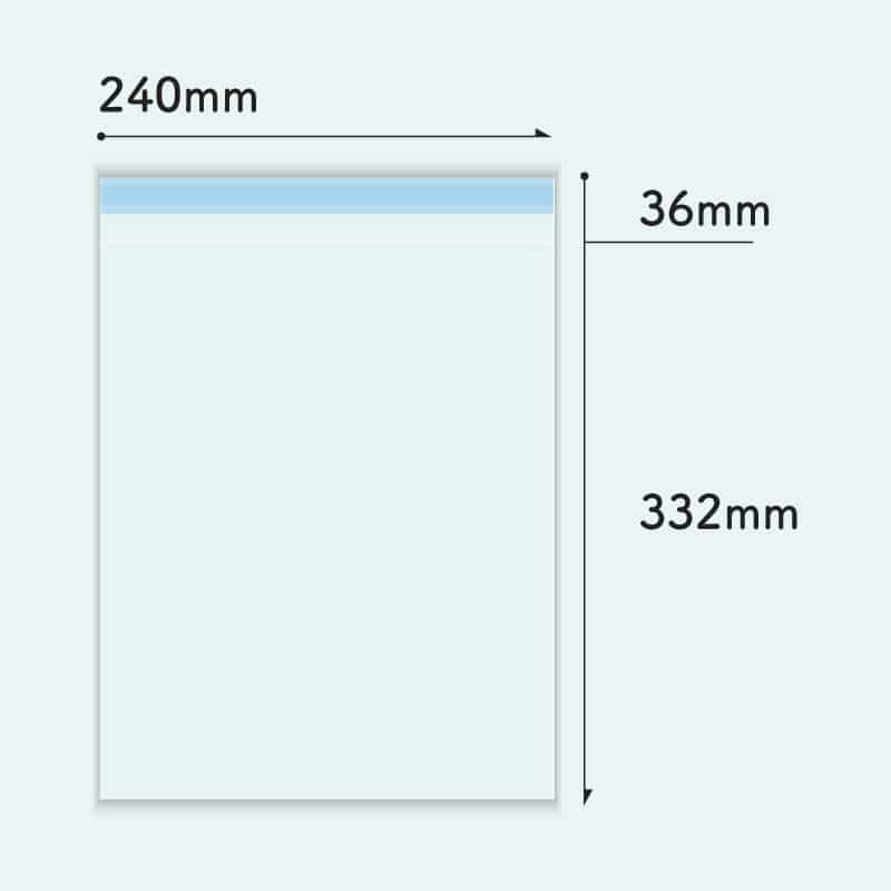 コトモ OPP透明封筒 角形2号 40μ K2-OP400T 1000枚/箱(ご注文単位1箱)【直送品】