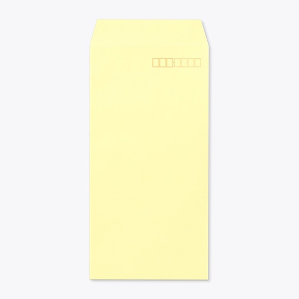 山櫻 封筒　長3　スミ貼　Kレモン85 〒枠入 00513303 　1000枚/箱（ご注文単位1箱）【直送品】