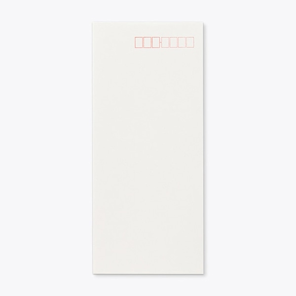 山櫻 封筒 長4 中貼 奉書 No.320 丸ベロ CoC 〒枠入 00516141 500枚/箱(ご注文単位1箱)【直送品】