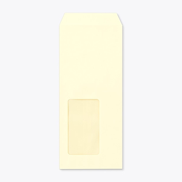 山櫻 封筒 長4窓付 中貼 ECクリーム80 CoC 〒枠なし A711 00564071 1000枚/箱(ご注文単位1箱)【直送品】