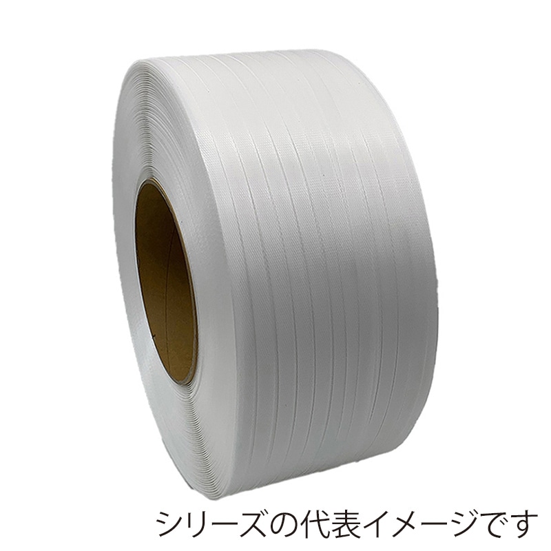 グリーンプラ PPバンド ショウデンバンド DH15 白 6巻セット 15mm×2500m 1セット（ご注文単位1セット）【直送品】