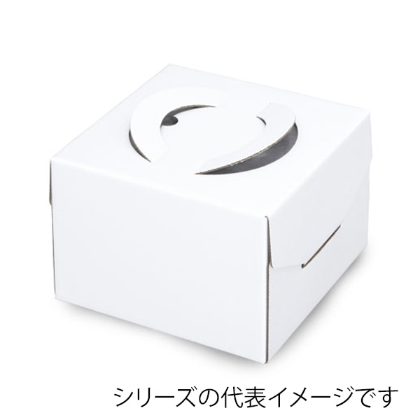 柳井紙工 キャリーデコケース　保冷ホワイト 4.5 53014 100枚/箱（ご注文単位1箱）【直送品】