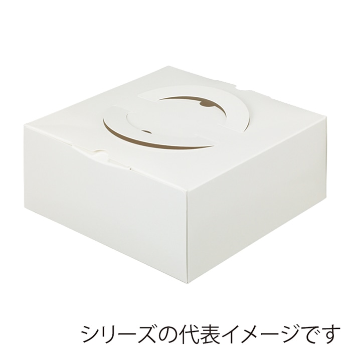 洋菓子箱 HCホワイト H80 7号 1-030-37 100枚/袋(ご注文単位1袋)【直送品】