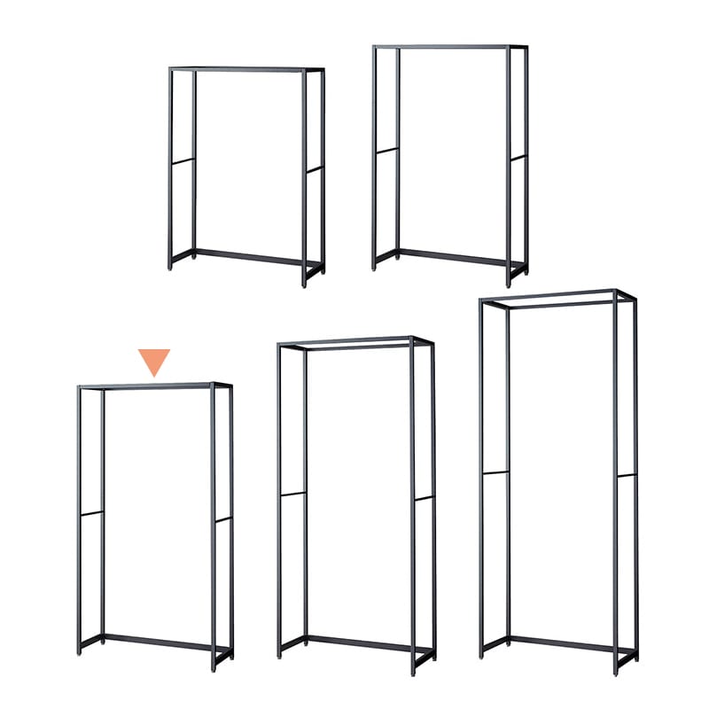 ストア・エキスプレス 店舗什器 ラテラル・ロコ 本体 グレー 幅90cm/奥行40×高さ180cm 61-808-47-3 1台(ご注文単位1台)【直送品】