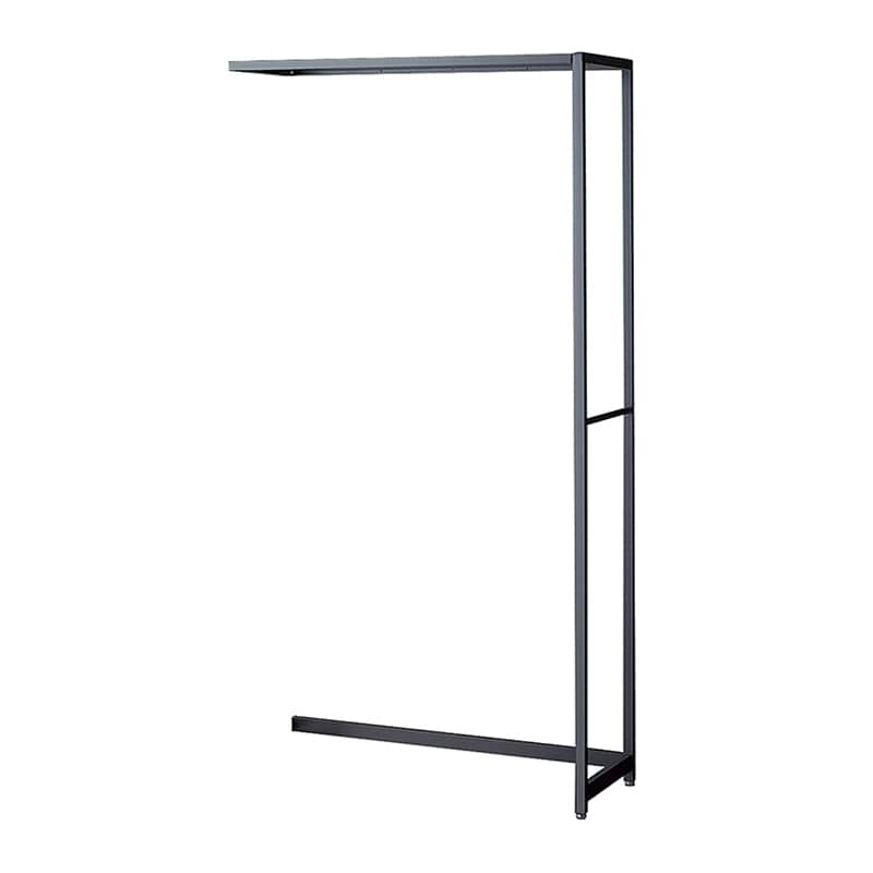 ストア・エキスプレス 店舗什器　ラテラル・ロコ　連結タイプ　グレー 幅90cm／奥行40×高さ180cm 61-808-48-3 1台（ご注文単位1台）【直送品】