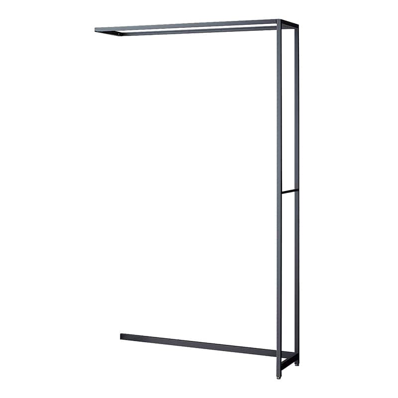 ストア・エキスプレス 店舗什器　ラテラル・ロコ　連結タイプ　グレー 幅120cm／奥行35×高さ210cm 61-808-50-4 1台（ご注文単位1台）【直送品】