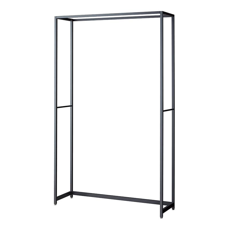 ストア・エキスプレス 店舗什器　ラテラル・ロコ　本体　グレー 幅120cm／奥行40×高さ210cm 61-808-51-4 1台（ご注文単位1台）【直送品】