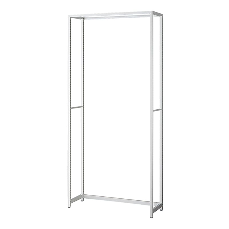 ストア・エキスプレス 店舗什器　ラテラル・ロコ　本体　ホワイト 幅90cm／奥行35×高さ210cm 61-808-53-4 1台（ご注文単位1台）【直送品】