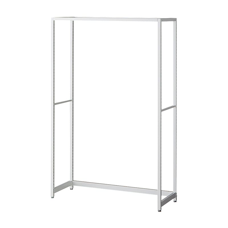 ストア・エキスプレス 店舗什器　ラテラル・ロコ　本体　ホワイト 幅90cm／奥行40×高さ150cm 61-808-55-2 1台（ご注文単位1台）【直送品】