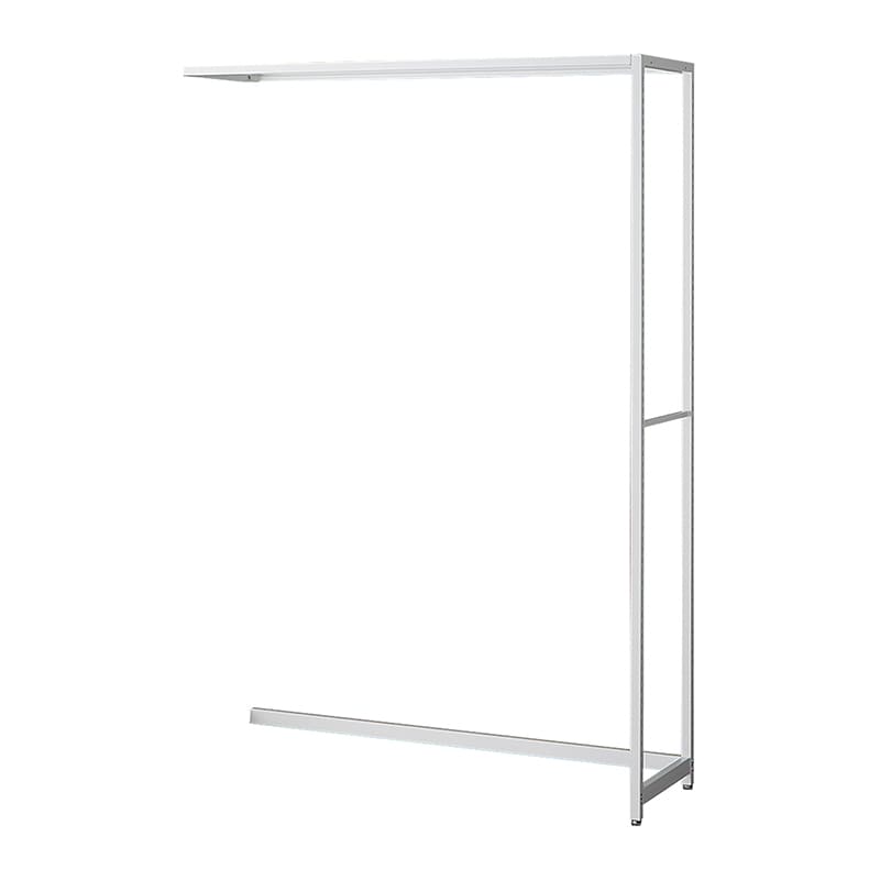 ストア・エキスプレス 店舗什器　ラテラル・ロコ　連結タイプ　ホワイト 幅120cm／奥行40×高さ180cm 61-808-60-3 1台（ご注文単位1台）【直送品】