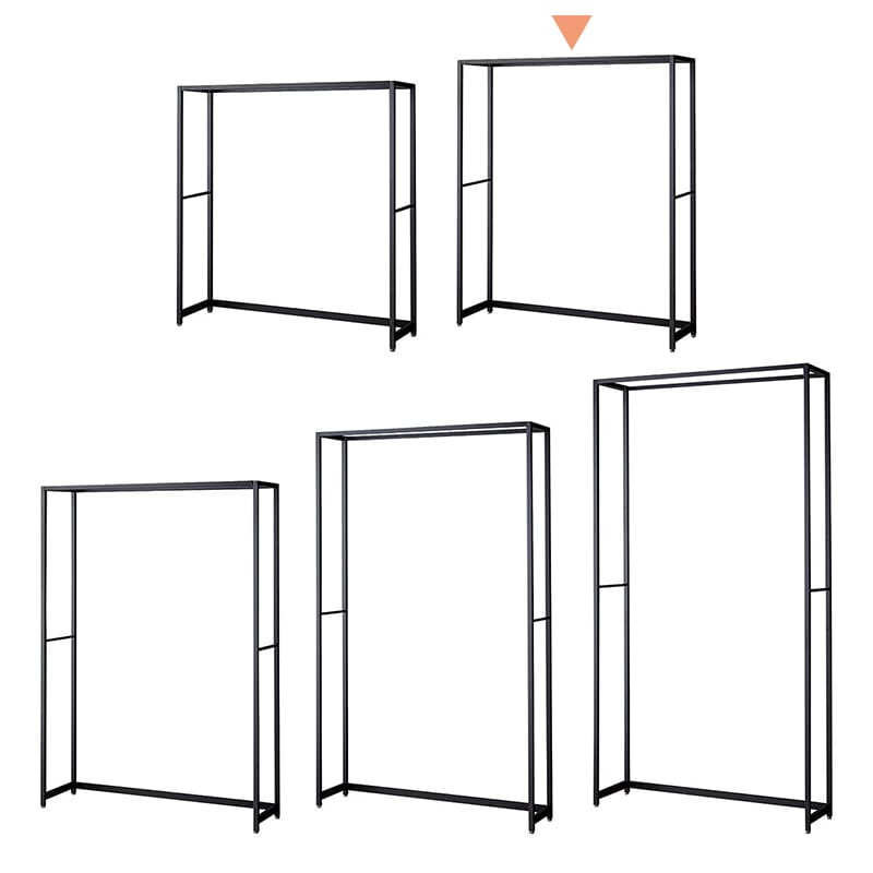 ストア・エキスプレス 店舗什器 ラテラル・ロコ 本体 ブラック 幅120cm/奥行35×高さ150cm 61-808-65-2 1台(ご注文単位1台)【直送品】