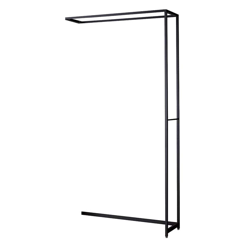 ストア・エキスプレス 店舗什器　ラテラル・ロコ　連結タイプ　ブラック 幅120cm／奥行40×高さ240cm 61-808-68-5 1台（ご注文単位1台）【直送品】