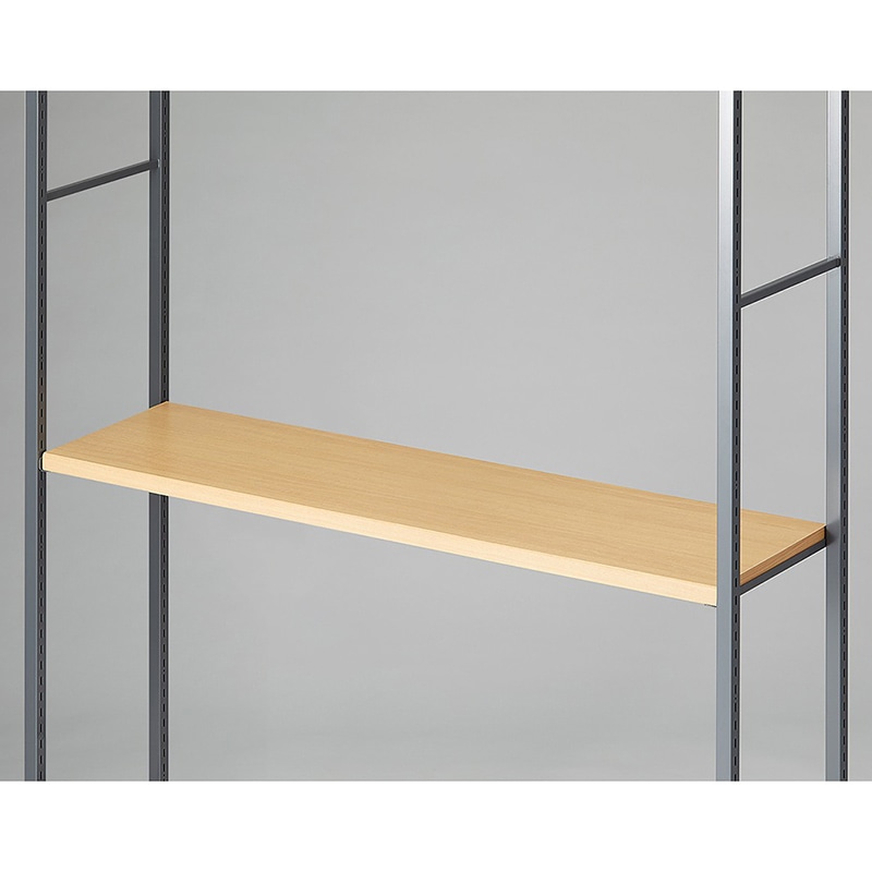 ストア・エキスプレス 店舗什器　ラテラル・ロコ　中間棚セット　グレー用 120×35cm　エクリュ 61-808-76-1 1セット（ご注文単位1セット）【直送品】