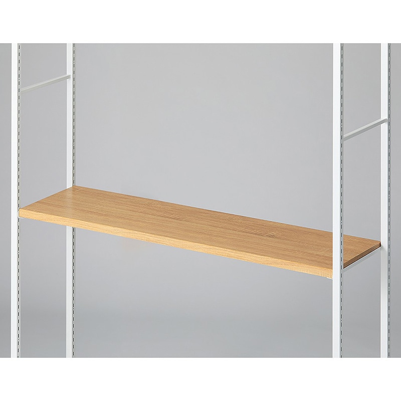 ストア・エキスプレス 店舗什器　ラテラル・ロコ　中間棚セット　ホワイト用 120×35cm　ラスティック柄 61-808-77-3 1セット（ご注文単位1セット）【直送品】