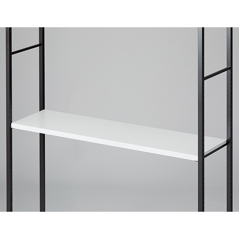 ストア・エキスプレス 店舗什器　ラテラル・ロコ　中間棚セット　ブラック用 120×35cm　ホワイト 61-808-78-2 1セット（ご注文単位1セット）【直送品】
