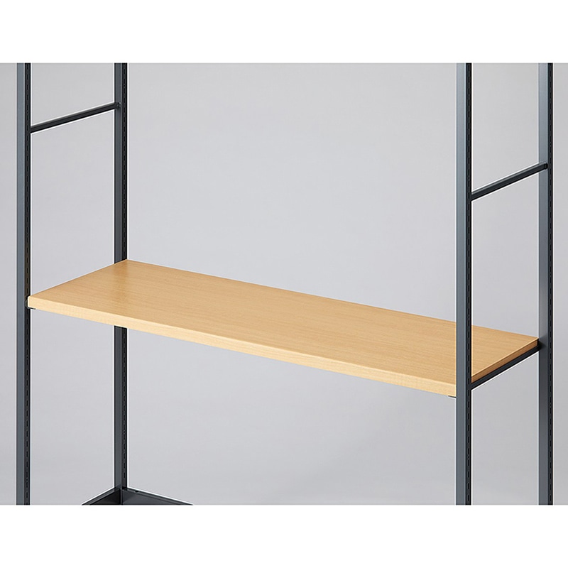 ストア・エキスプレス 店舗什器 ラテラル・ロコ 中間棚セット グレー用 120×40cm エクリュ 61-808-98-1 1セット(ご注文単位1セット)【直送品】
