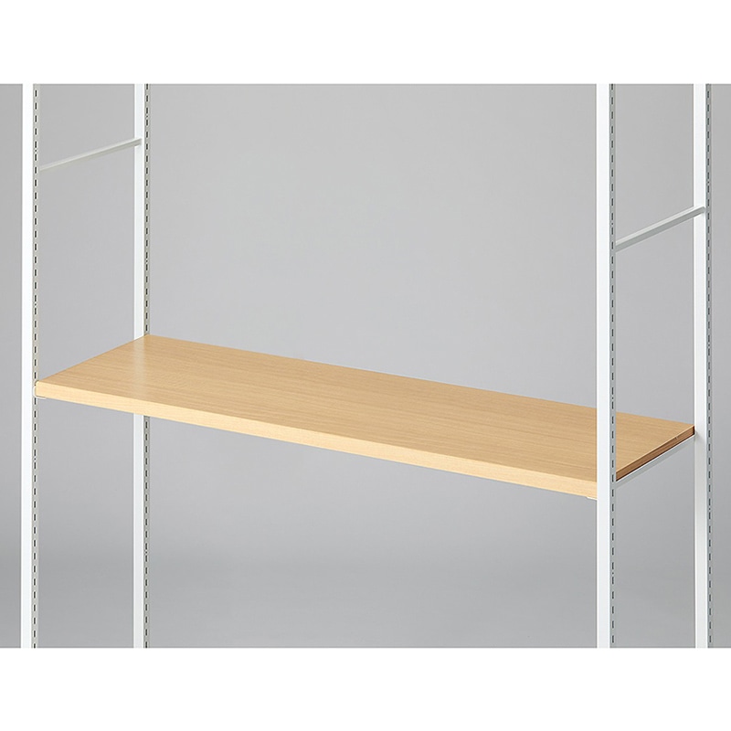 ストア・エキスプレス 店舗什器 ラテラル・ロコ 中間棚セット ホワイト用 120×40cm エクリュ 61-808-99-1 1セット(ご注文単位1セット)【直送品】