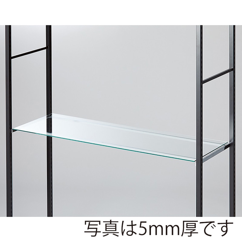 ストア・エキスプレス 店舗什器 ラテラル・ロコ ガラス棚セット 120×40cm 8mm厚 61-809-3-2 1セット(ご注文単位1セット)【直送品】