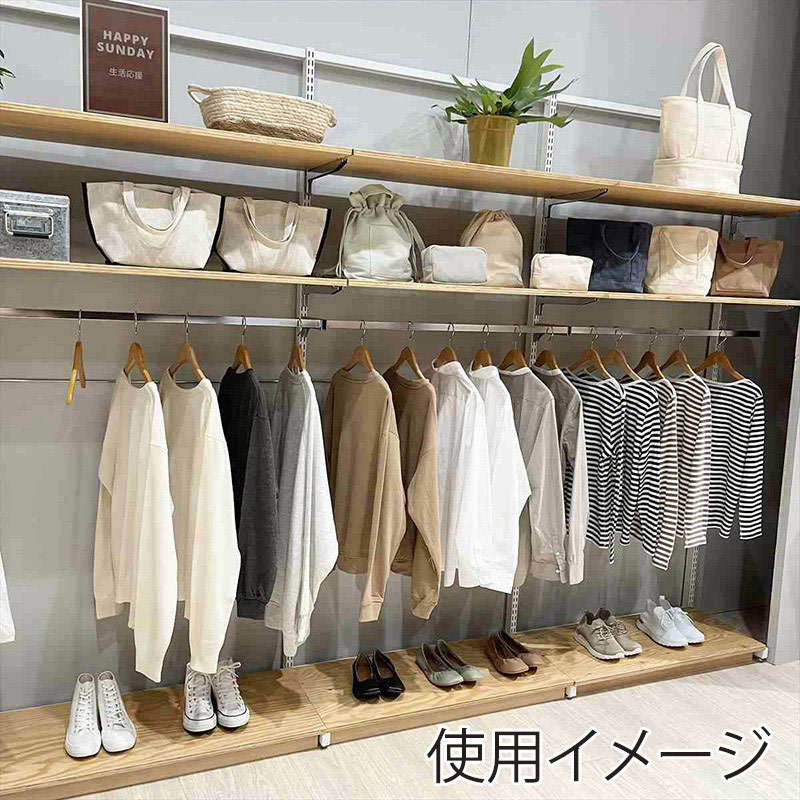 ストア・エキスプレス 店舗什器 ラテラル・ロコ 木製台輪ステージ 90×40cm用 ラーチ合板 61-751-71-11 1台(ご注文単位1台)【直送品】