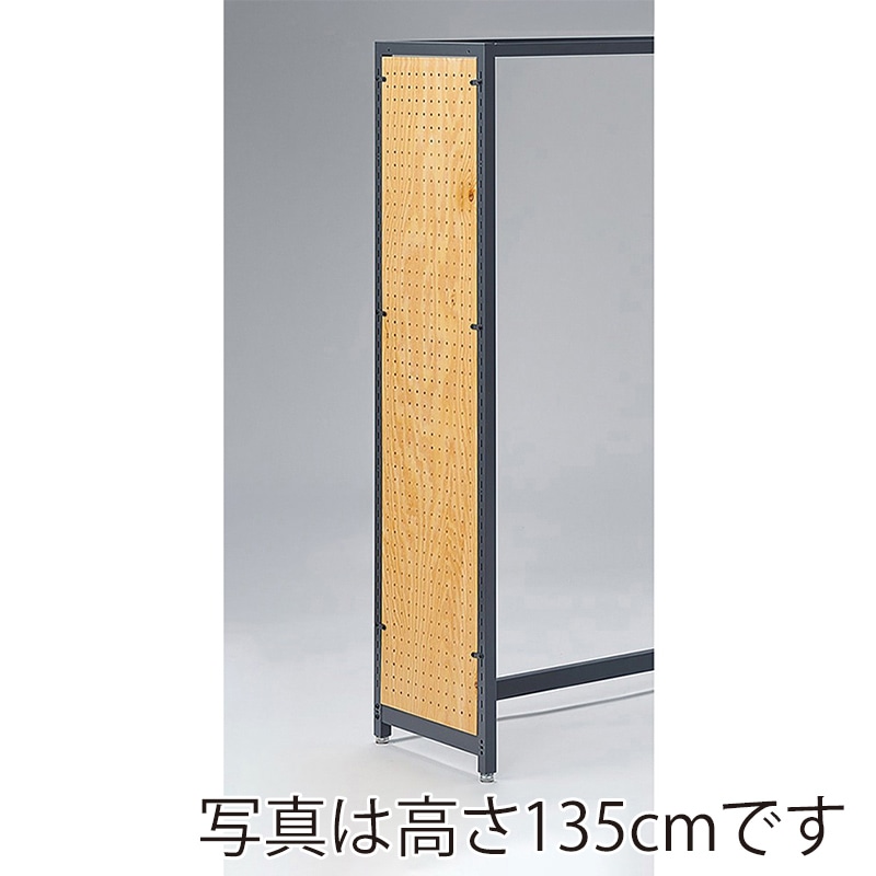 ストア・エキスプレス 店舗什器　ラテラル・ロコ　サイドパネル　有孔 奥行35×高さ240cm用　ラーチ合板 61-818-24-5 1枚（ご注文単位1枚）【直送品】