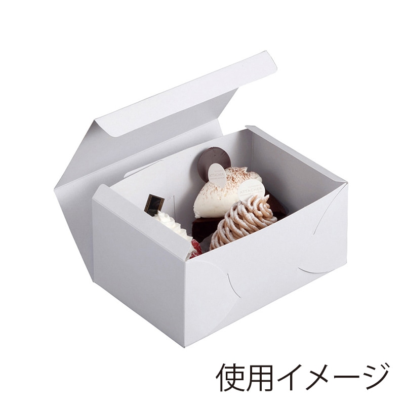 ヤマニパッケージ 洋菓子箱　サービス組立 #9 20-158 100枚/束（ご注文単位2束）【直送品】